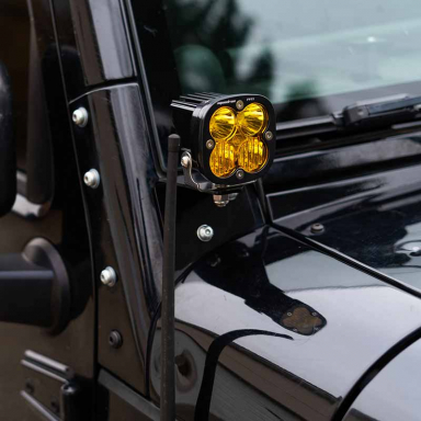 Squadron Pro Amber Wide Cornering LED Pod Light | Baja Designs 497815